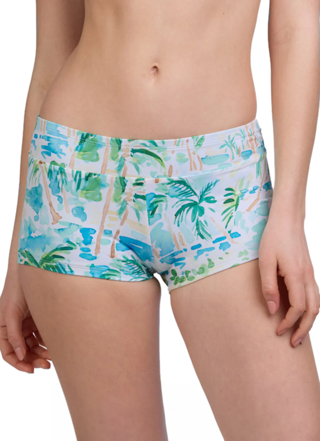 JOLYN Women's Piha Cocopalm Boyshort Swim Short - Image 2