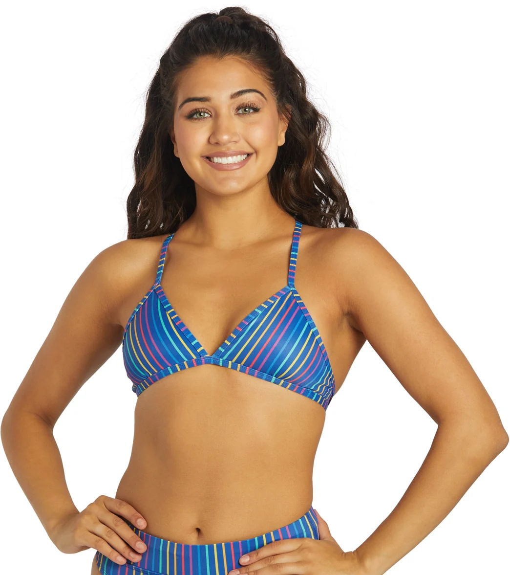 JOLYN Women's Triangle Funfetticini Bikini Top - Image 8