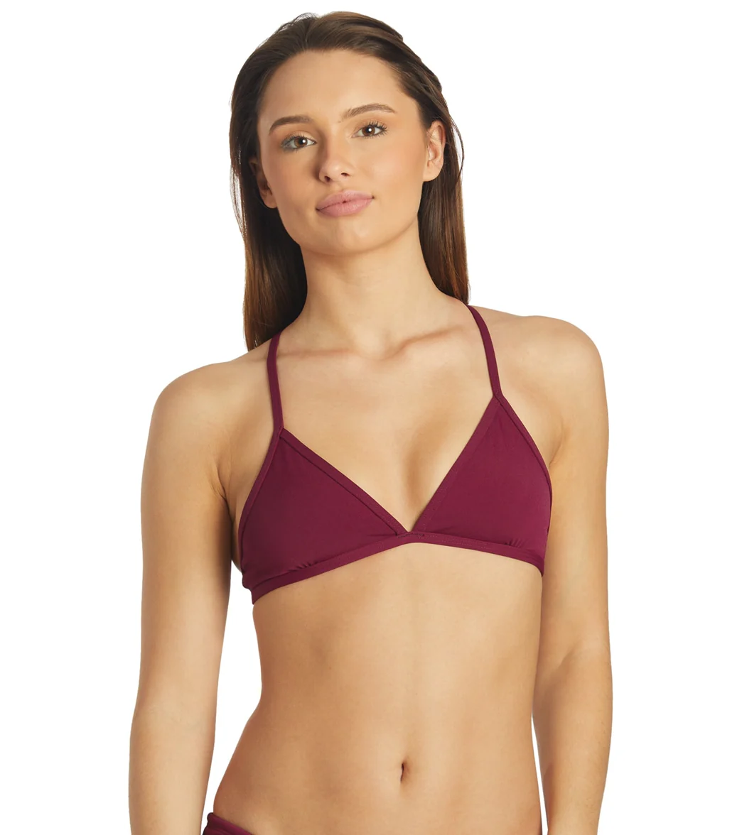 JOLYN Women's Triangle Solid Bikini Top - Image 42