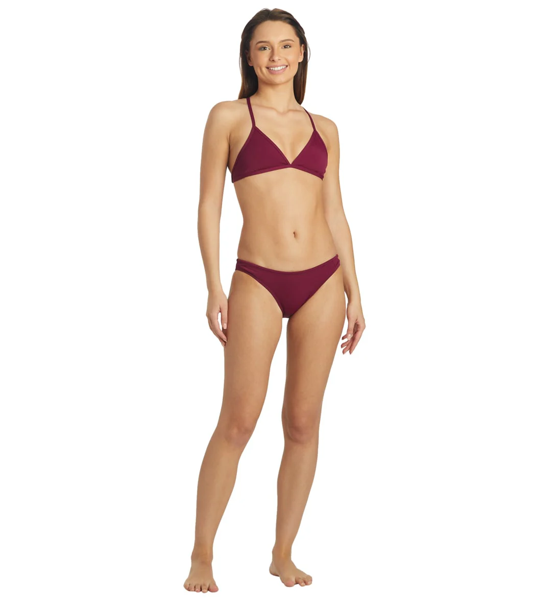 JOLYN Women's Triangle Solid Bikini Top - Image 45