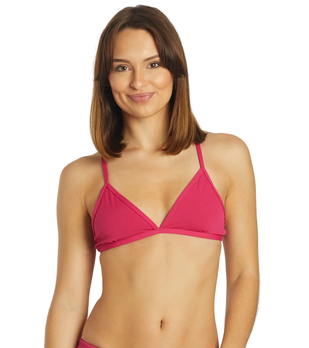 JOLYN Women's Triangle Solid Bikini Top - Image 88