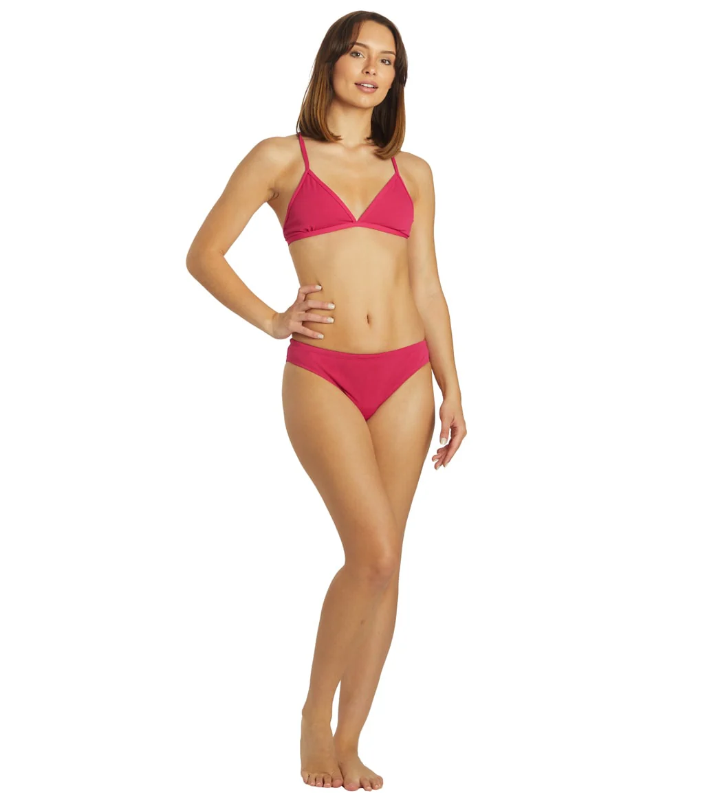 JOLYN Women's Triangle Solid Bikini Top - Image 91