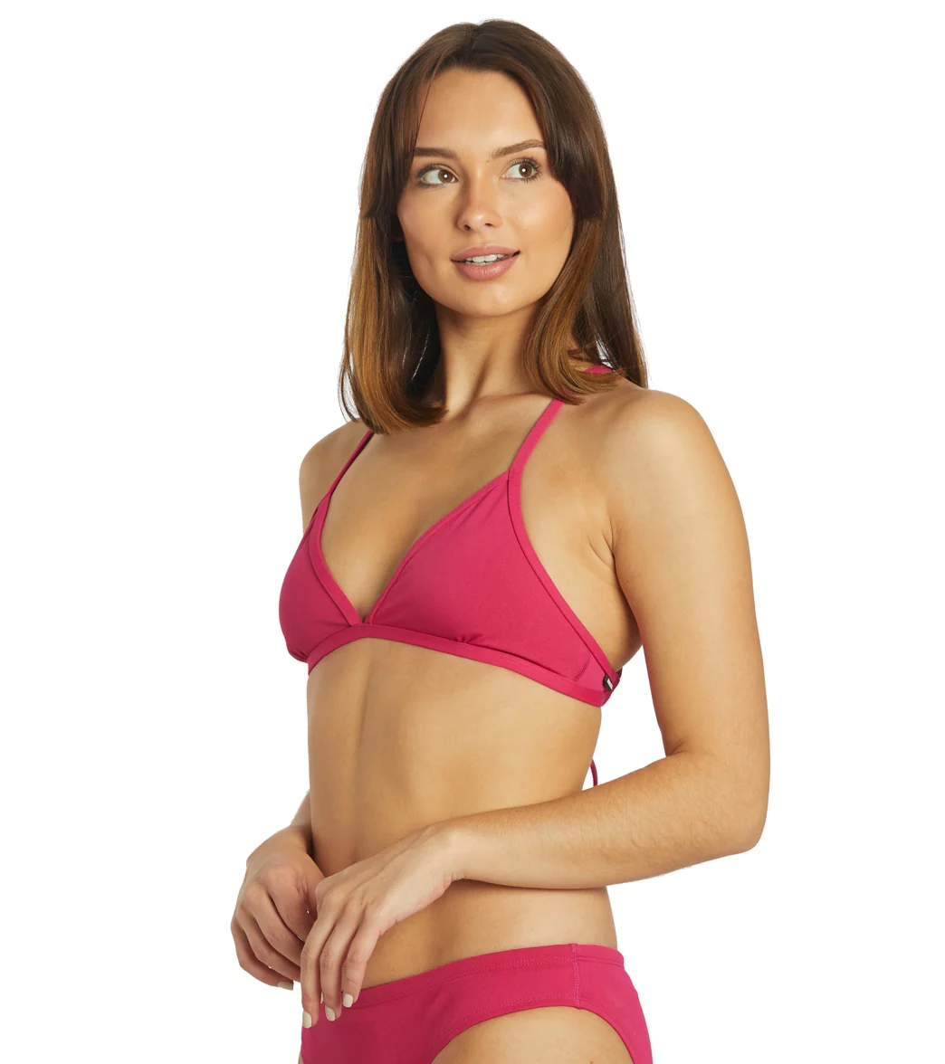 JOLYN Women's Triangle Solid Bikini Top - Image 92
