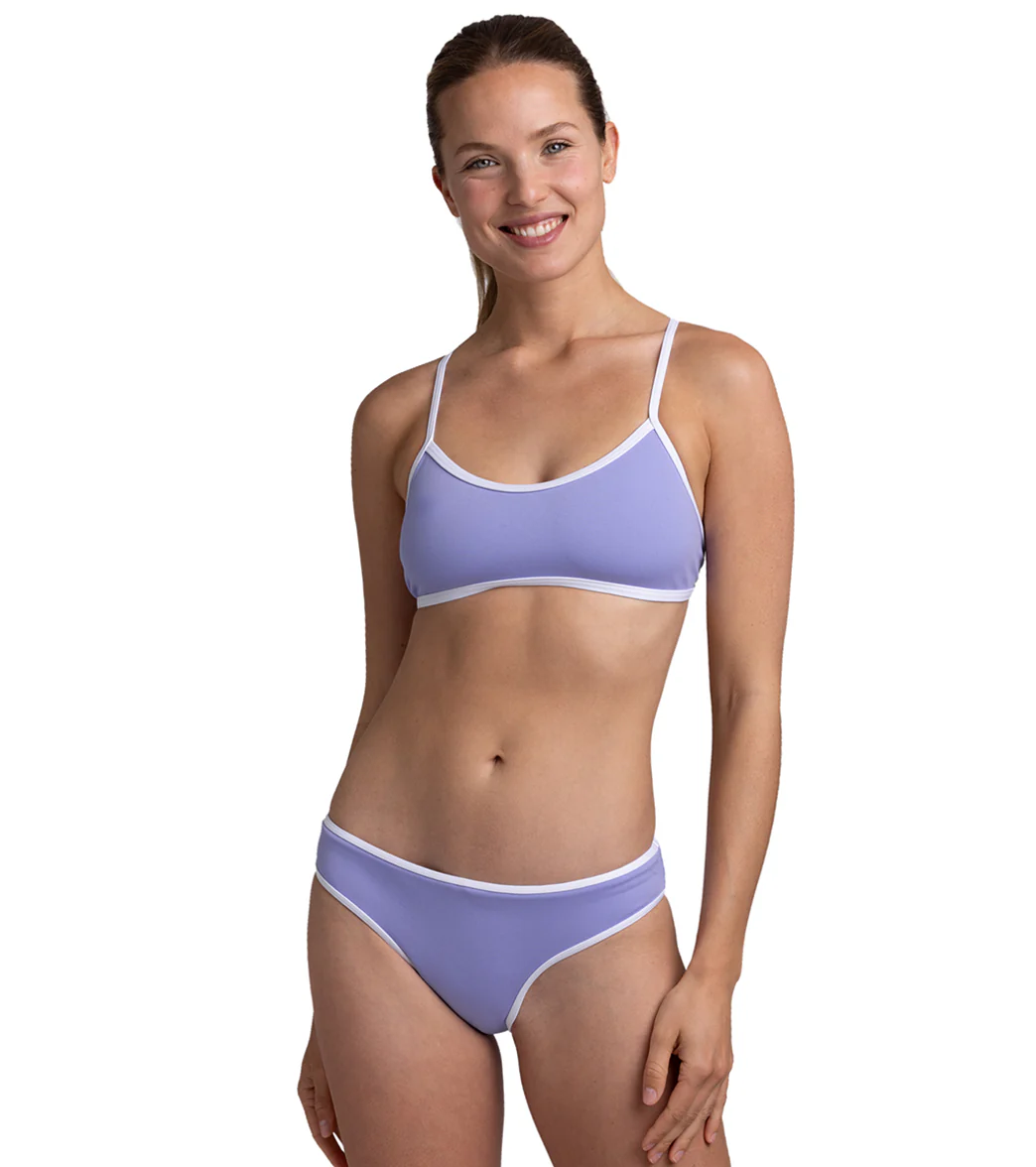 JOLYN Women's Whitney Contrast Bikini Bottom - Image 25