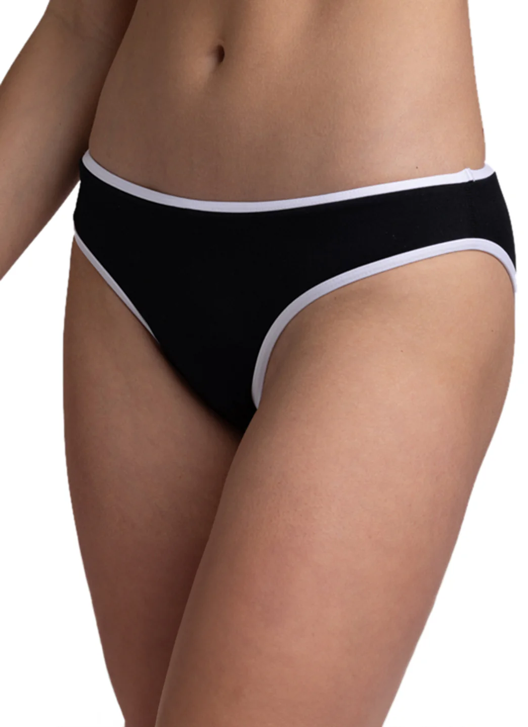 JOLYN Women's Whitney Contrast Bikini Bottom - Image 57