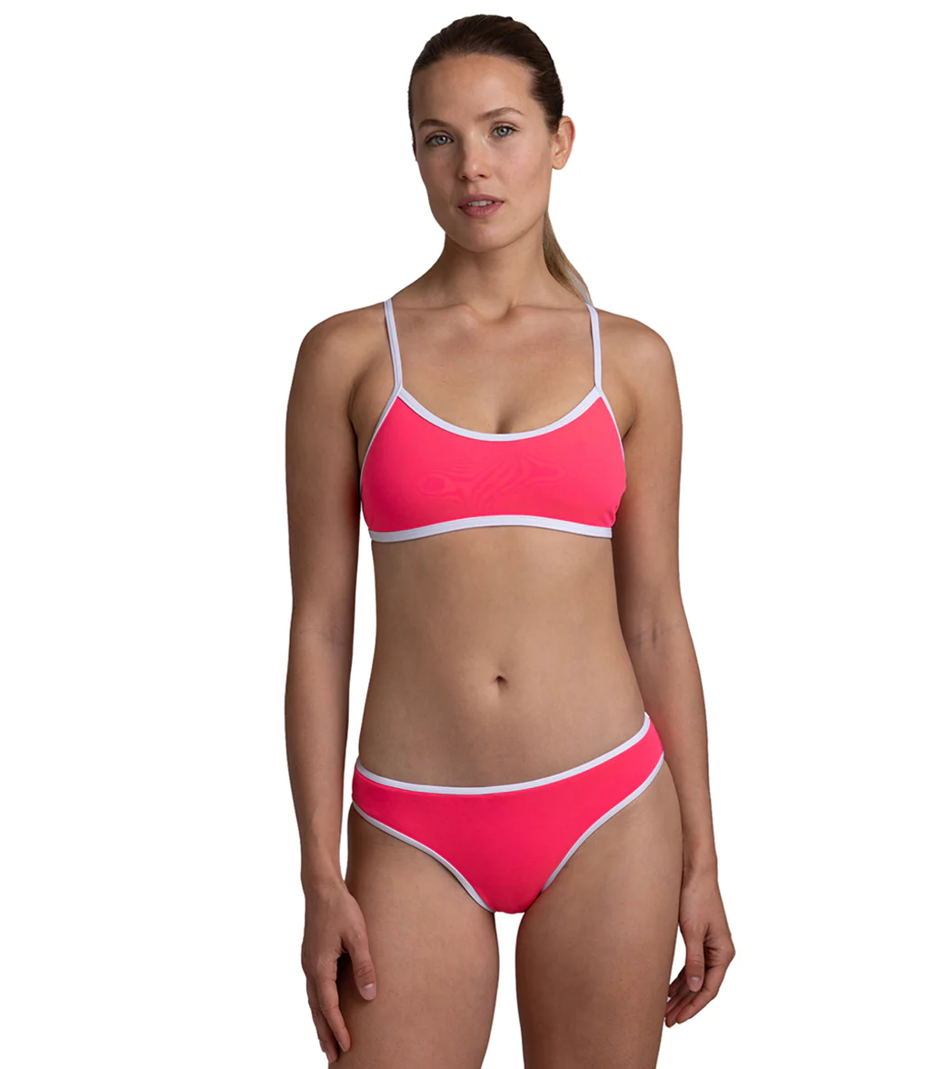 JOLYN Women's Whitney Contrast Bikini Bottom - Image 78