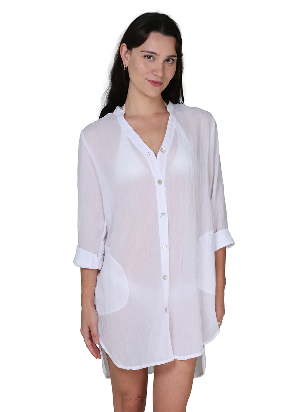 J.Valdi Women's Breeze Big Cover Up Shirt - Image 3