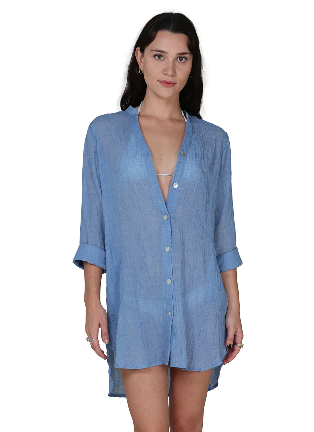 J.Valdi Women's Breeze Big Cover Up Shirt - Image 7