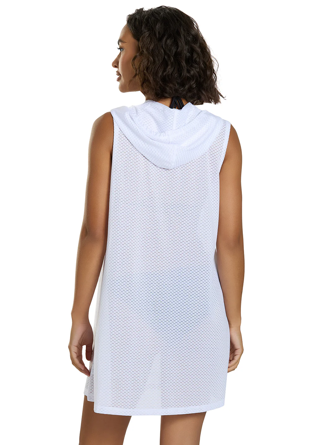 J.Valdi Women's Key West Sleeveless Zip Hoodie Cover Up - Image 5