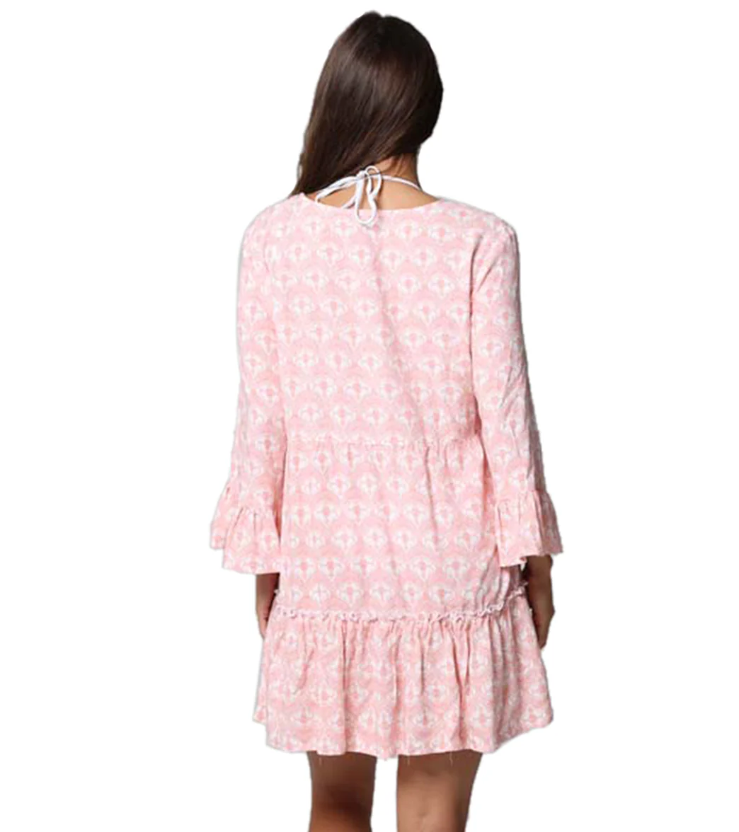J.Valdi Women's Petals Lace Up Tiered Dress - Image 2