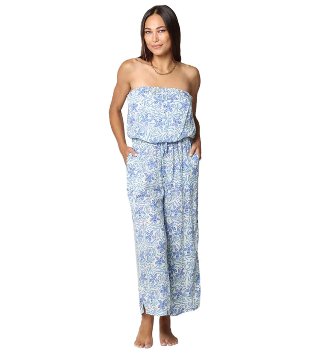 J.Valdi Women's Plumeria Bandeau Jumpsuit - Image 7