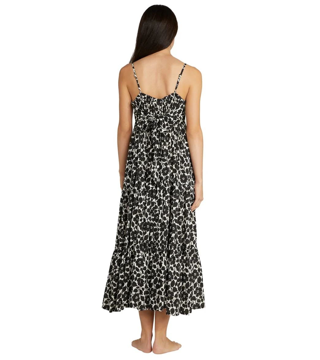 Kate Spade New York Women's Rosy Garden Tiered Midi Cover Up Dress - Image 6