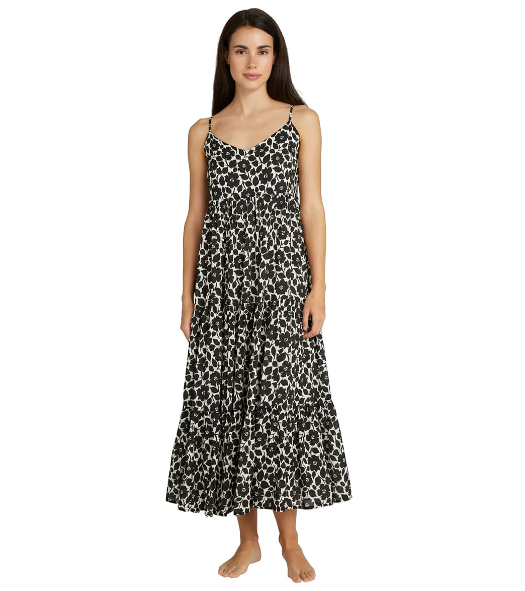 Kate Spade New York Women's Rosy Garden Tiered Midi Cover Up Dress - Image 9