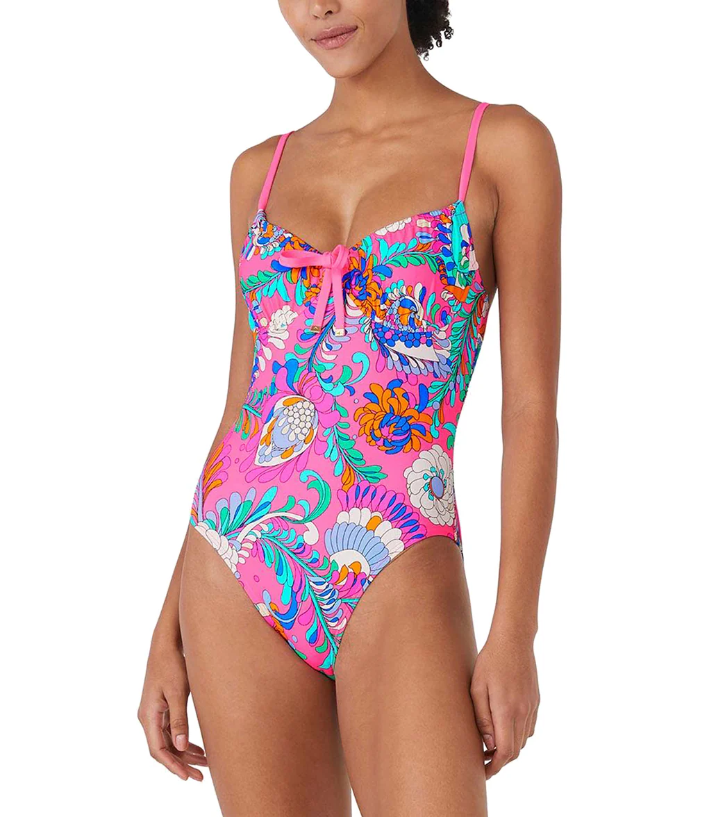 Kate Spade New York Women's Sea Garden One Piece Swimsuit Swimsuit - Image 4