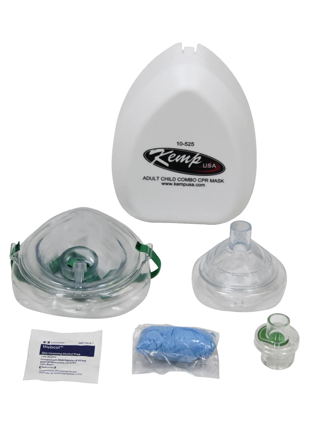 KEMP USA Adult and Child Combo CPR Pocket Mask Set - Image 12