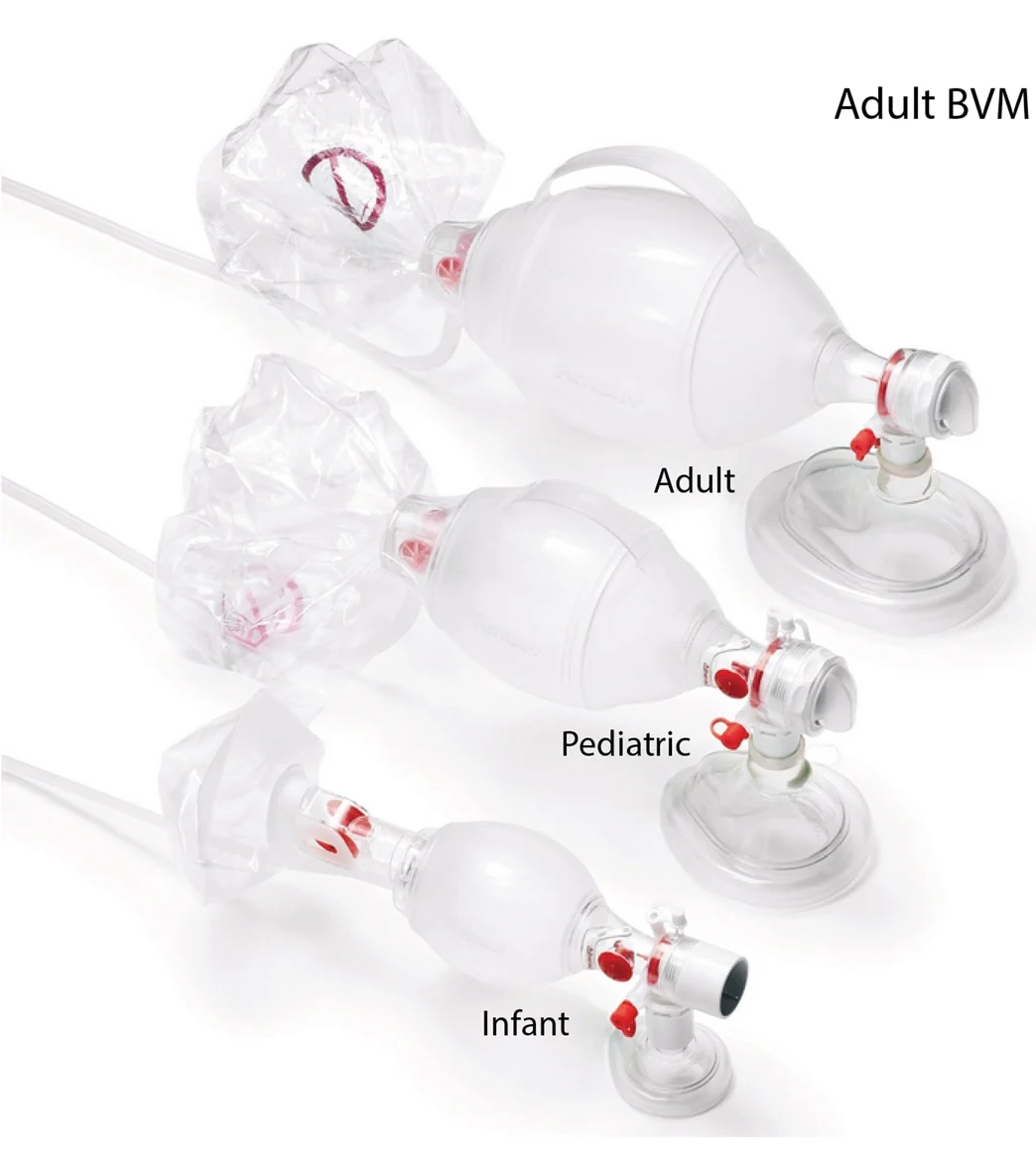 KEMP USA Lifeguard AMBU Adult Bag Valve Mask with HEPA Filter - Image 2
