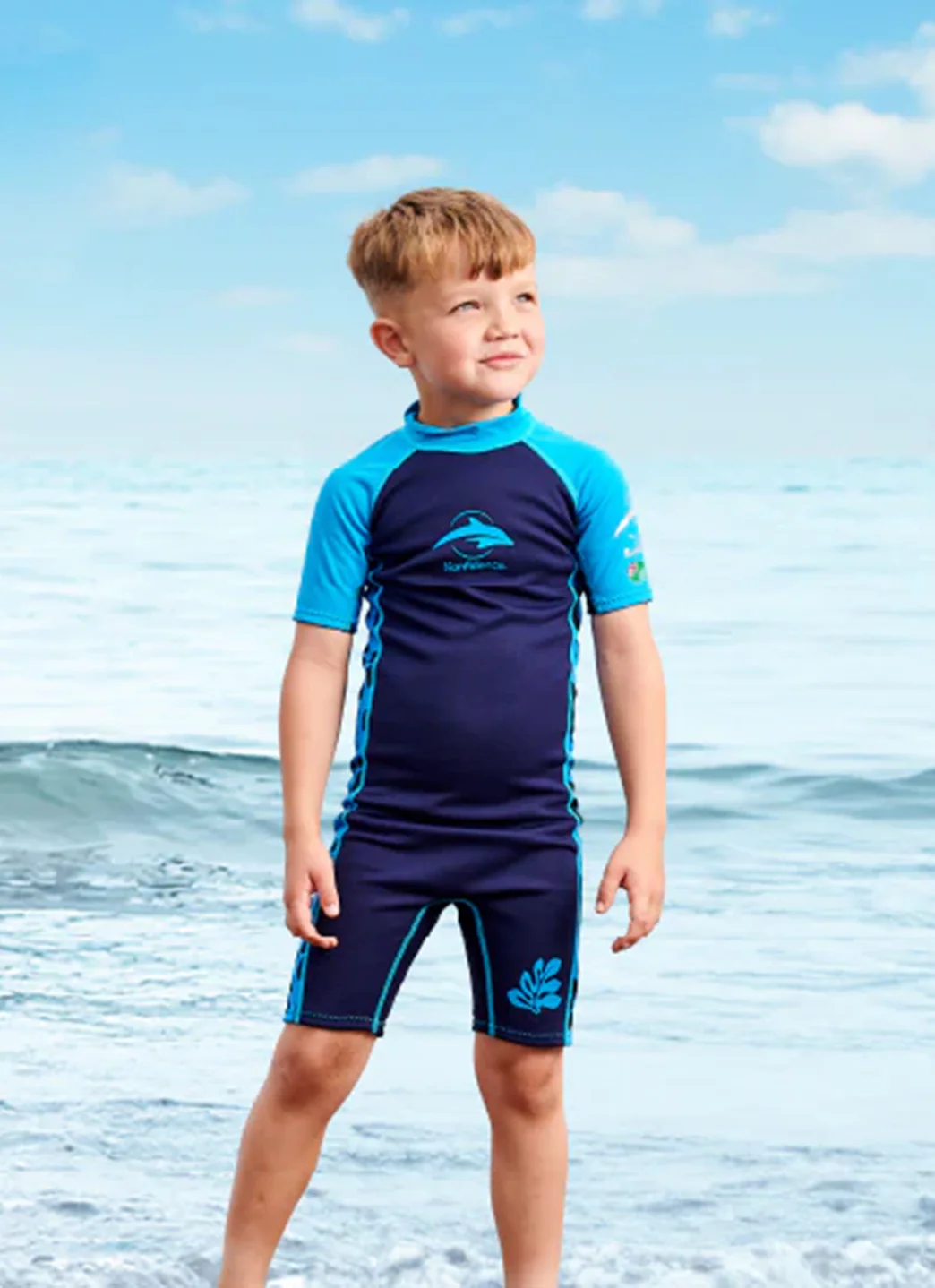 Konfidence Warma™ Shorty Wetsuit Made With e-Flex™ (Toddler, Little Kids) - Image 53