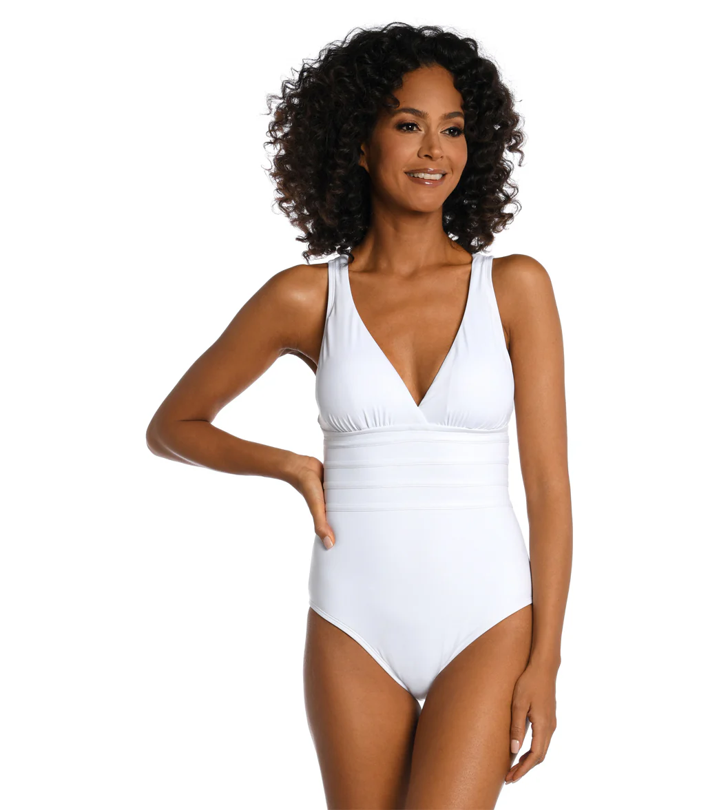 La Blanca Island Goddess Multi Strap One Piece Swimsuit - Image 2