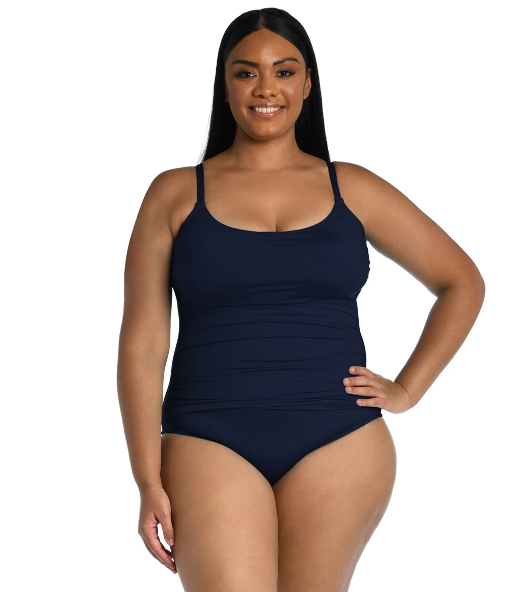La Blanca Plus Size Island Goddess Lingerie One Piece Swimsuit - Image 19