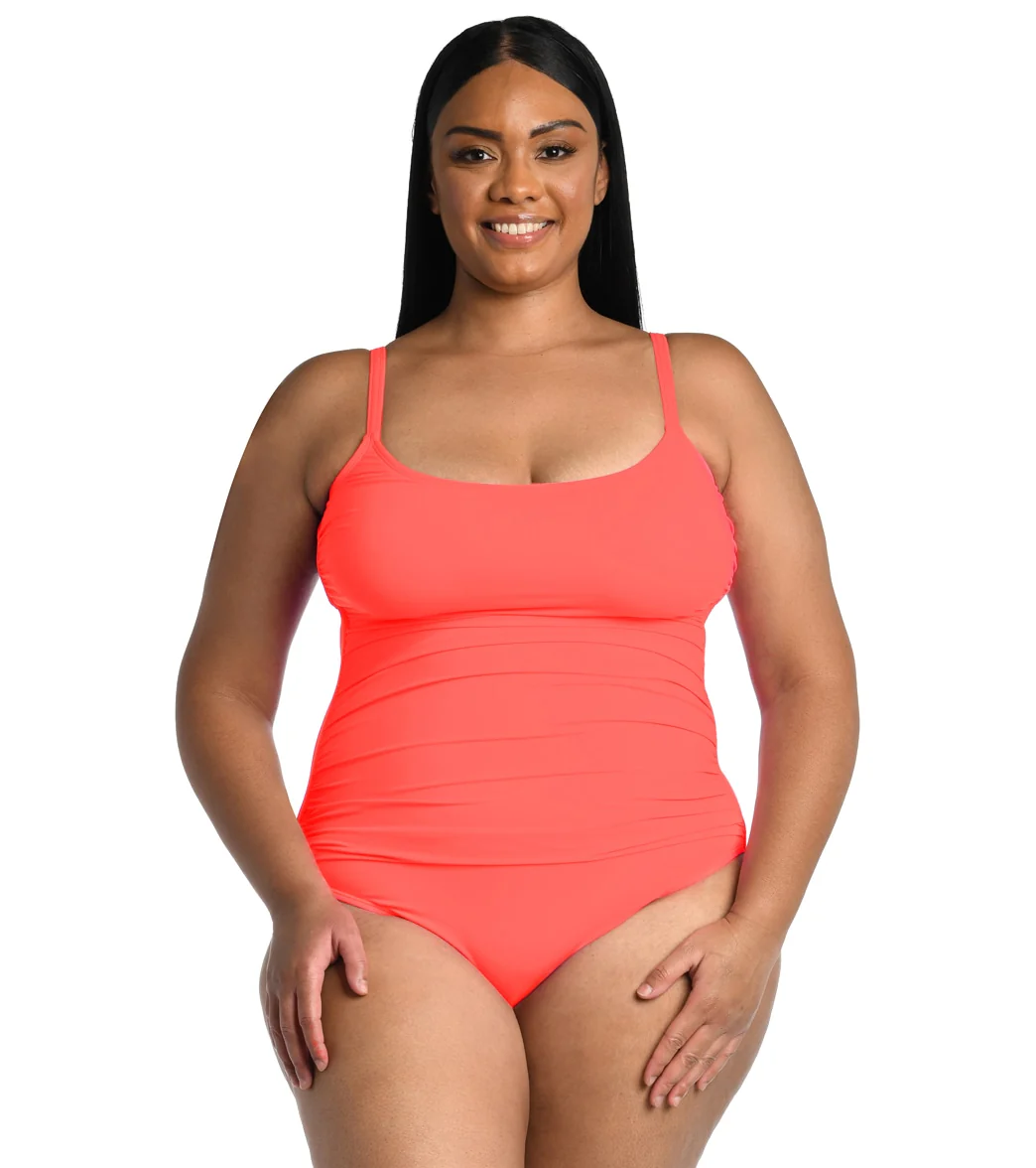La Blanca Plus Size Island Goddess Lingerie One Piece Swimsuit - Image 2