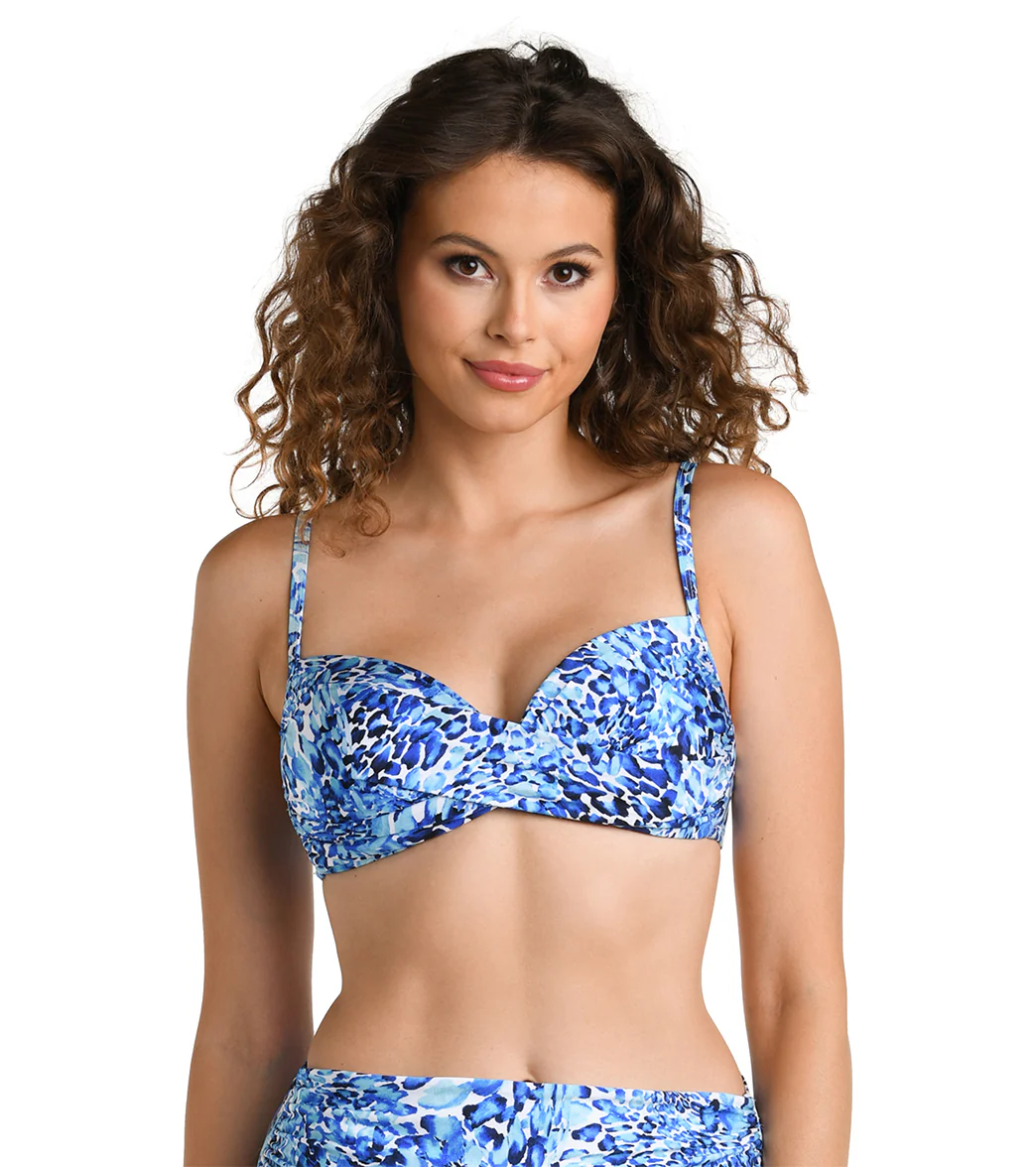 La Blanca Women's Aquatic Nature Wrap Bralette Bikini Top - Image 6