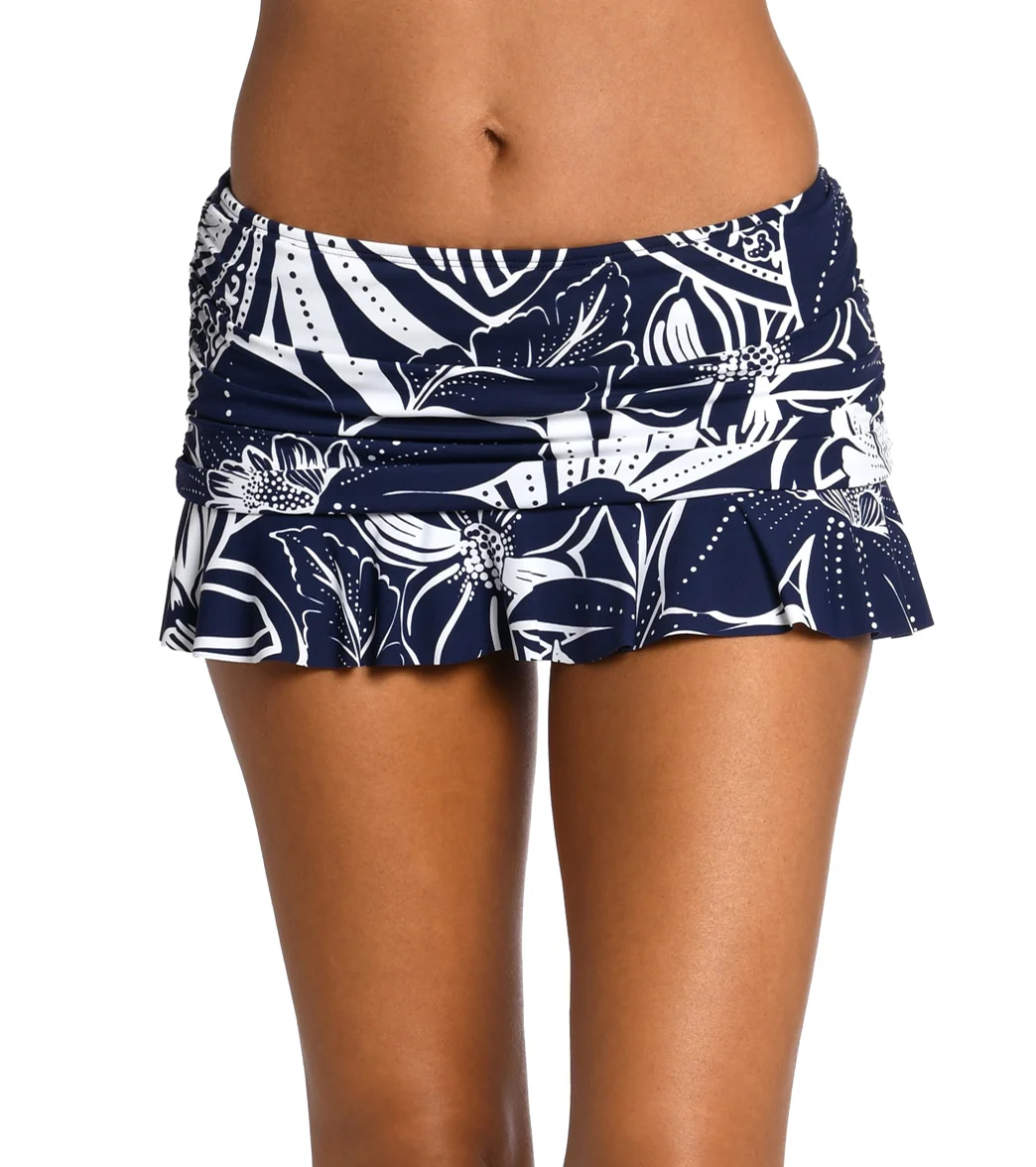La Blanca Women's At The Playa Ruffle Swim Skirt
