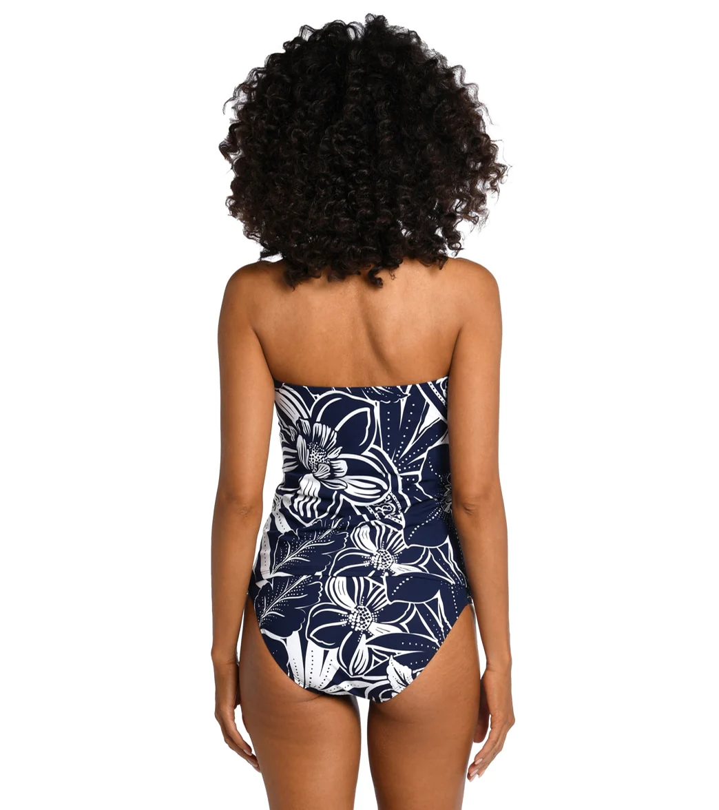 La Blanca Women's At The Playa Shirred Tankini Top - Image 4