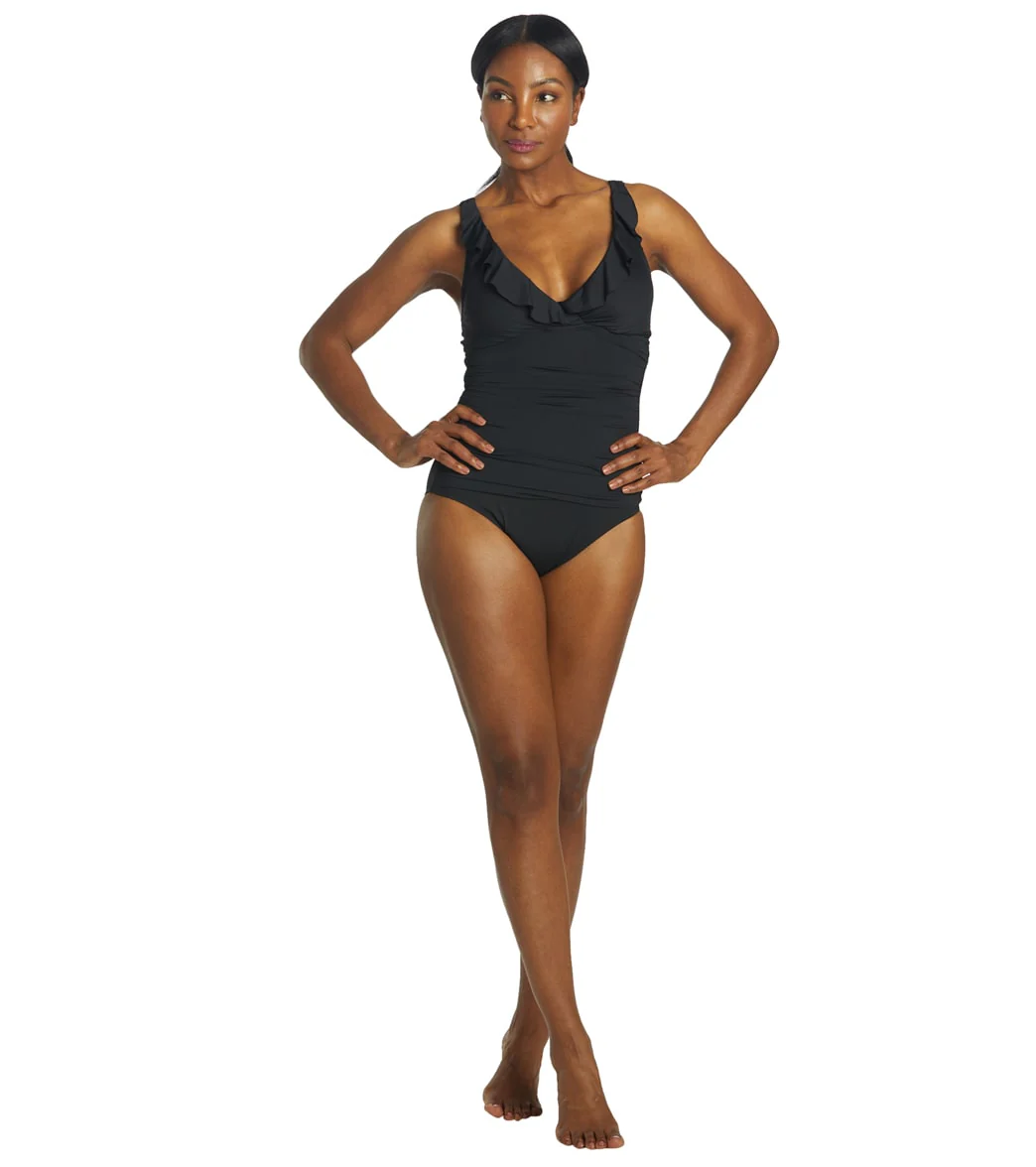 La Blanca Women's Island Goddess Ruffle One Piece Swimsuit - Image 12