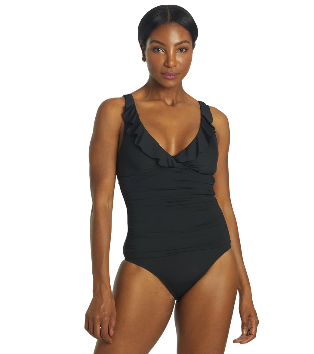 La Blanca Women's Island Goddess Ruffle One Piece Swimsuit - Image 16