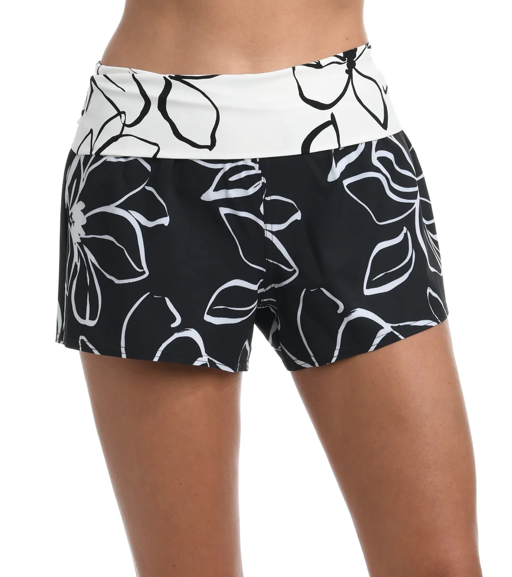 La Blanca Women's Moonlit Silhouette 3" Boardshort - Image 5