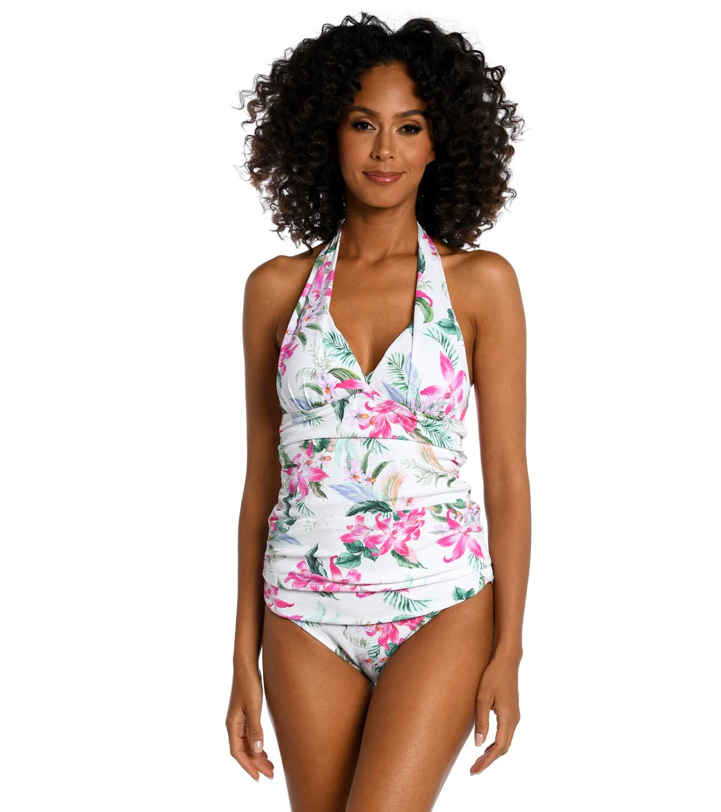 La Blanca Women's Mystic Palms Halter Tankini Top - Image 5