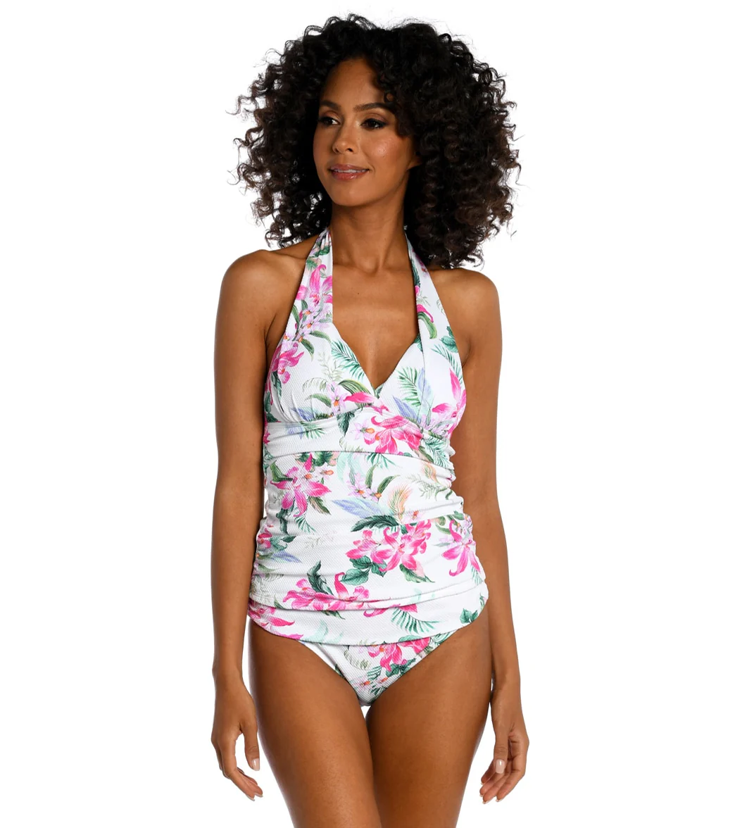 La Blanca Women's Mystic Palms Halter Tankini Top - Image 8