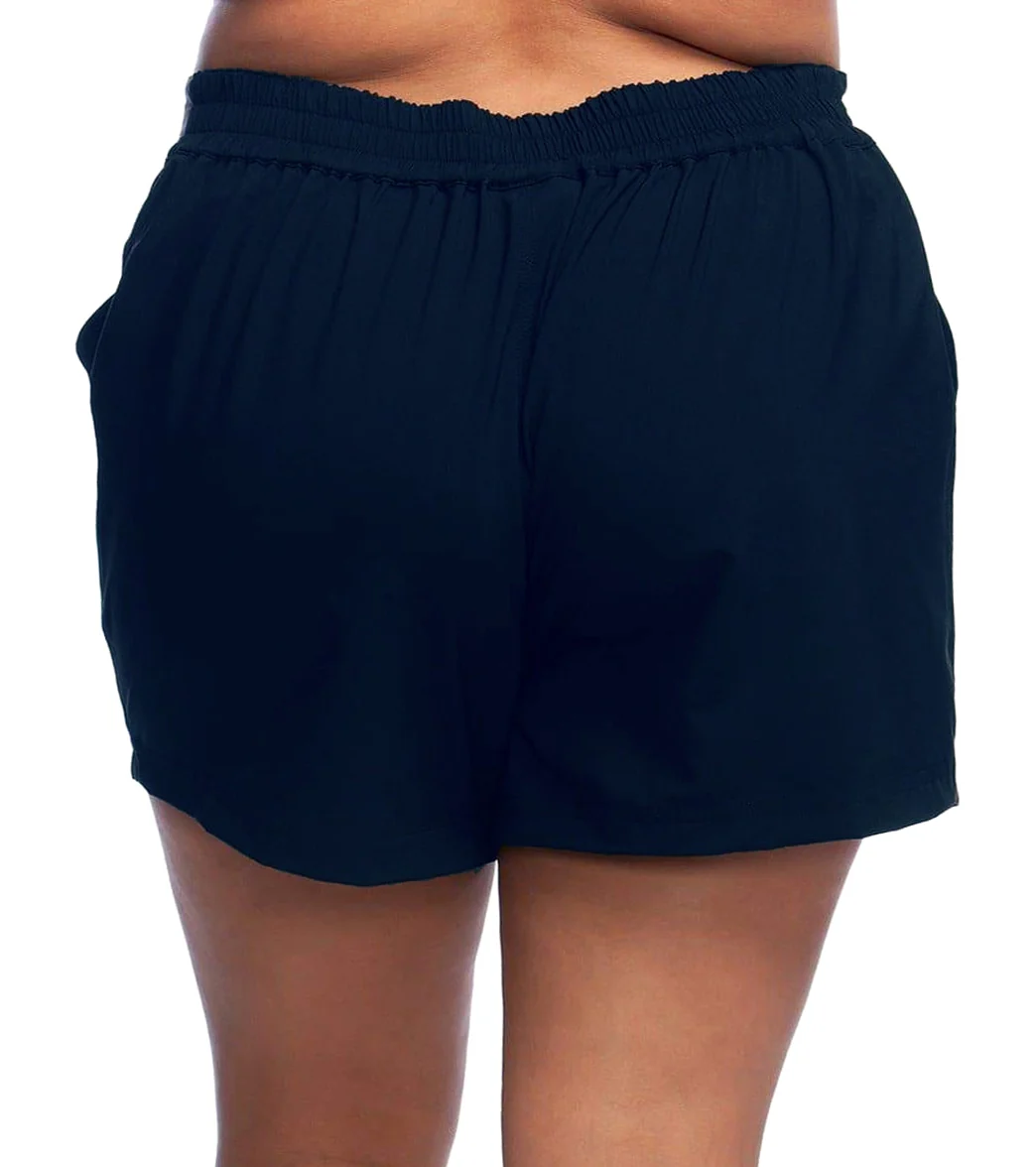 La Blanca Women's Plus Size All Aboard 4" Short - Image 2