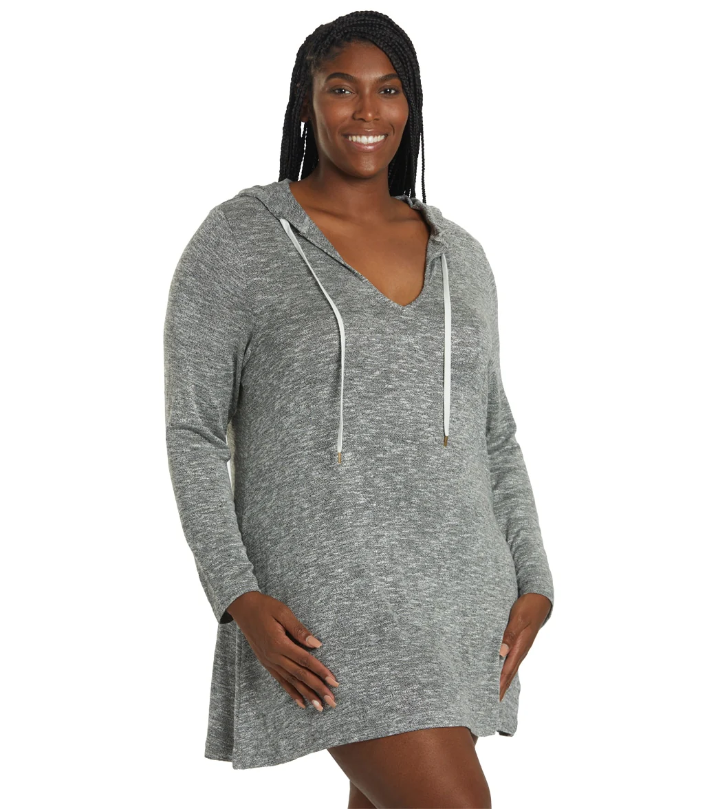 La Blanca Women's Plus Size Beach Cozy Sweater Hoodie - Image 8