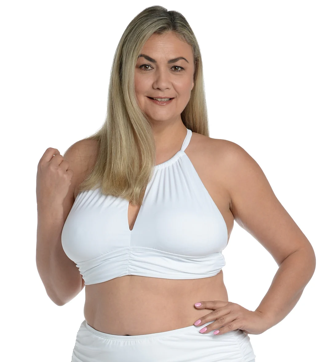 La Blanca Women's Plus Size Island Goddess High Neck Bikini Top - Image 2