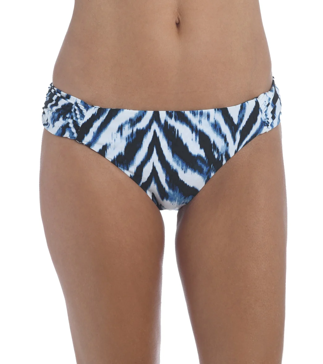 La Blanca Women's Reversible Animal Instinct Side Shirred Bikini Bottom - Image 7