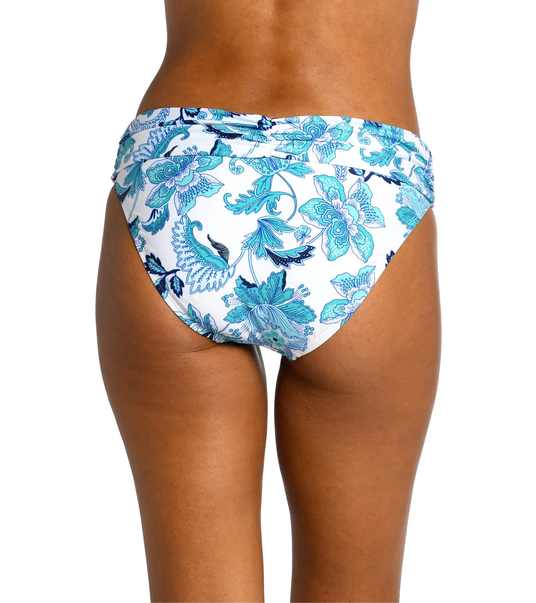 La Blanca Women's Santorini Sun Shirred Band Hipster Bikini Bottom - Image 2