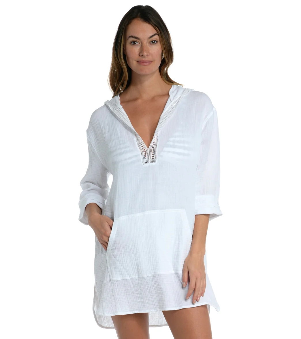 La Blanca Women's Seaside Covers Hooded Tunic - Image 12