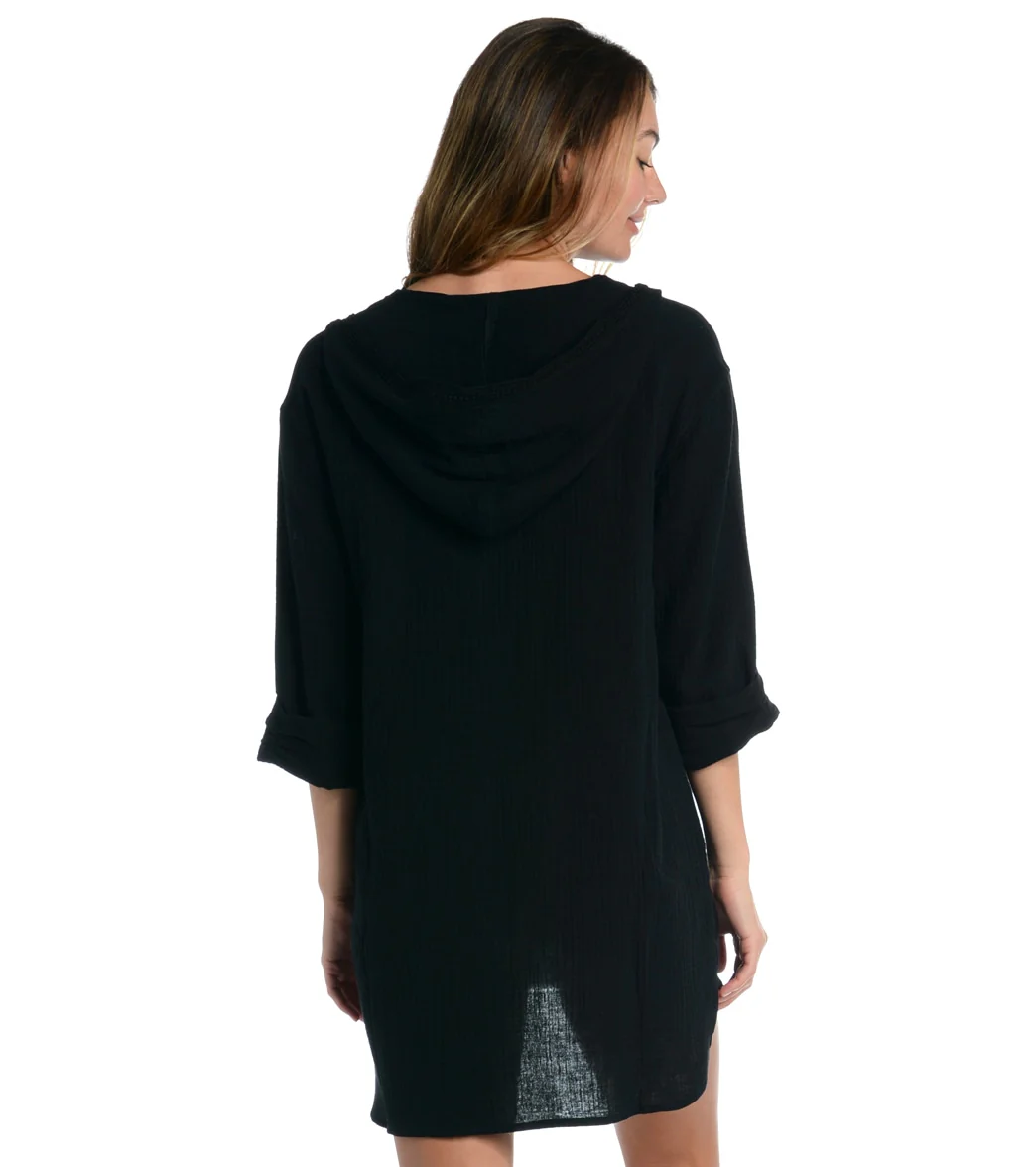La Blanca Women's Seaside Covers Hooded Tunic - Image 2