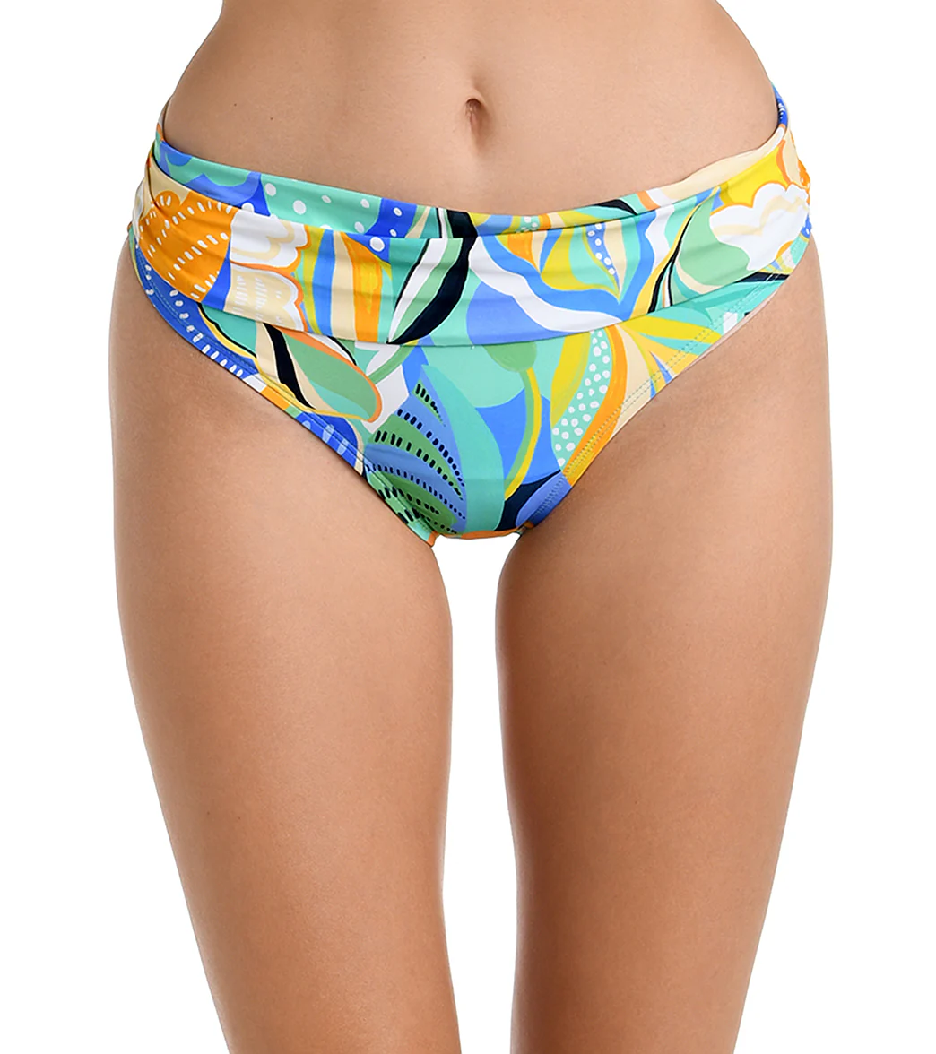 La Blanca Women's Sun In Sicily Shirred Band Hipster Bikini Bottom - Image 6