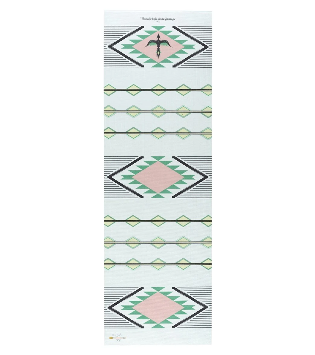 La Vie Boheme White Navajo Yoga Mat