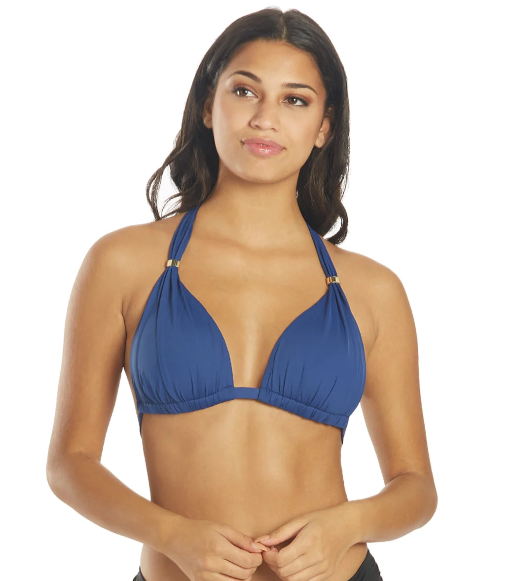 Lauren Ralph Lauren Beach Club Solids Slider Bikini Top - Image 14