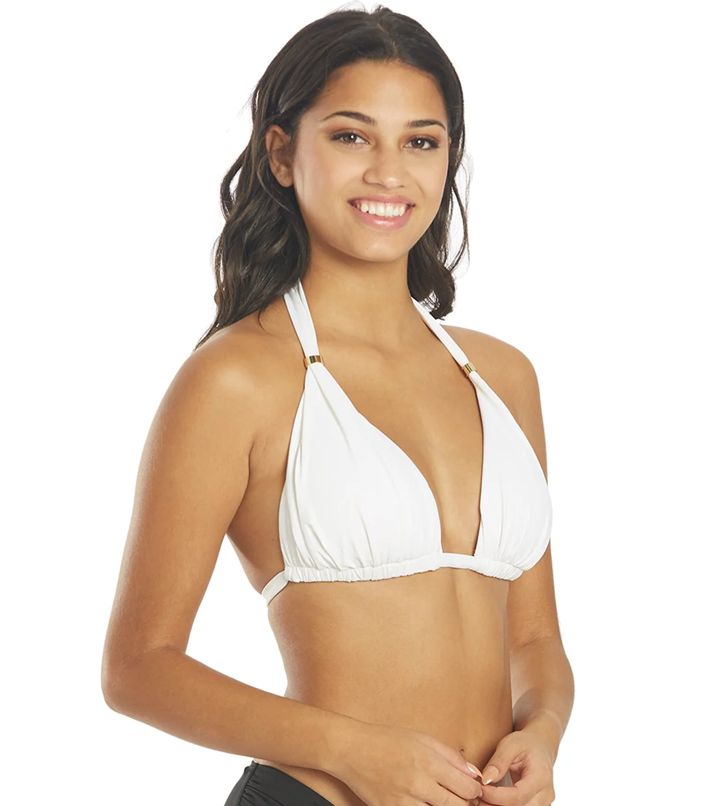 Lauren Ralph Lauren Beach Club Solids Slider Bikini Top - Image 23