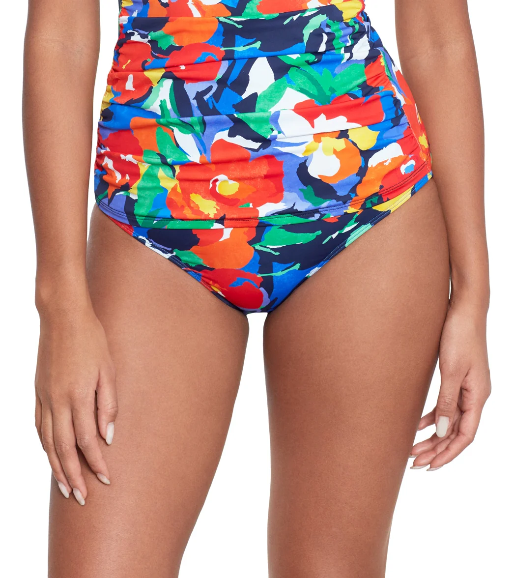 Lauren Ralph Lauren Bold Floral Print Bikini Bottom - Image 6