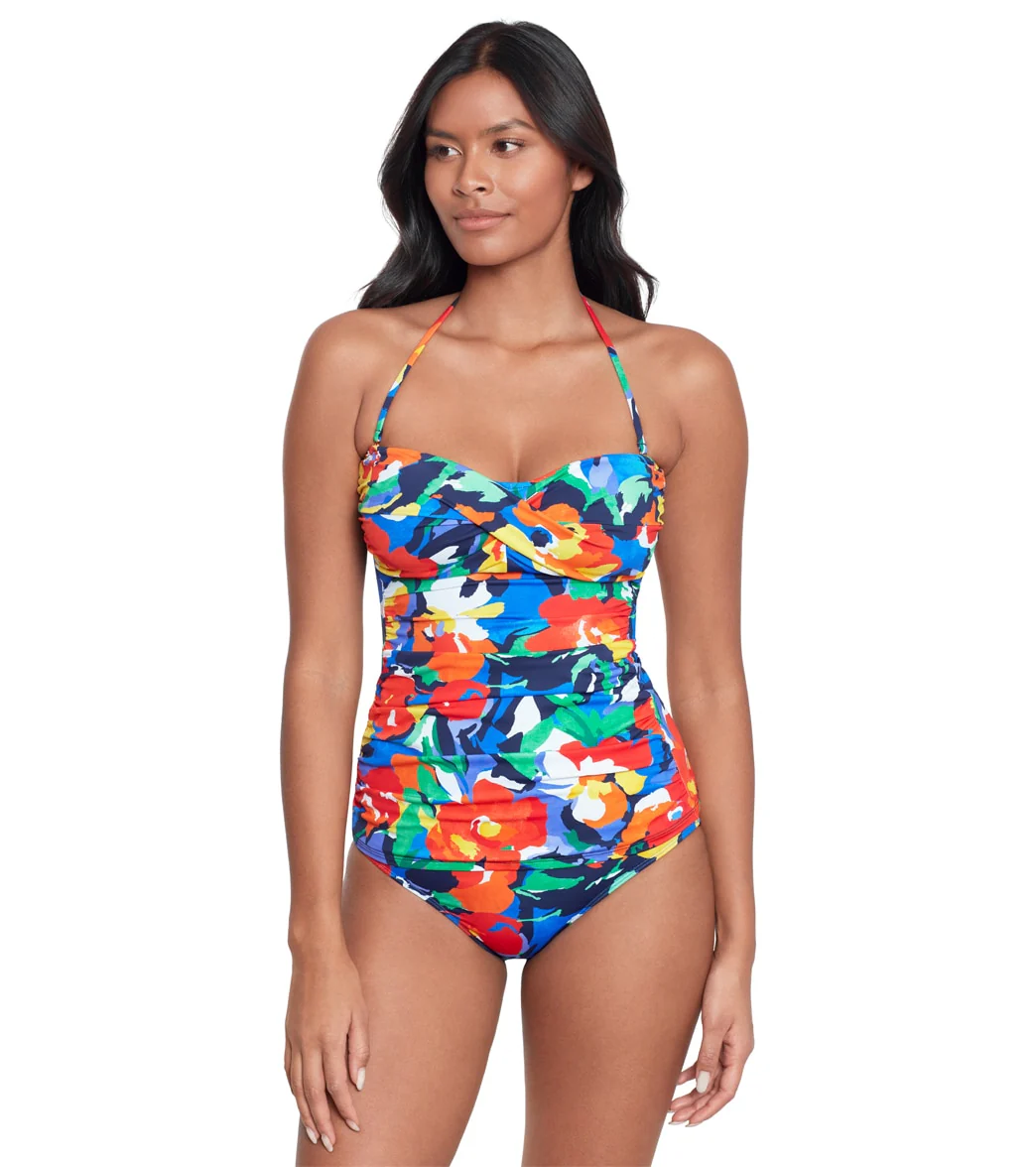 Lauren Ralph Lauren Bold Twist Bandini Tankini Top - Image 6