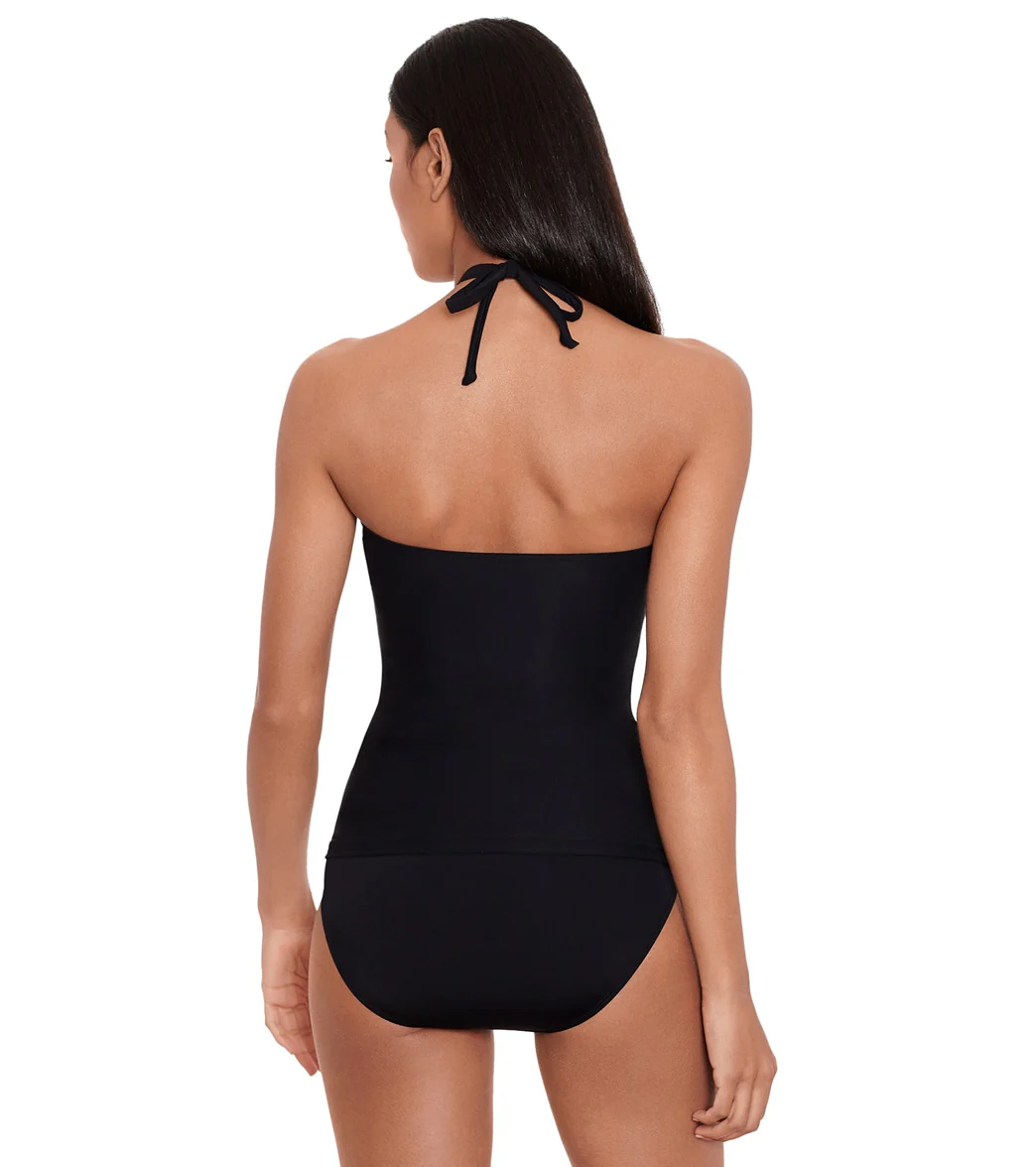 Lauren Ralph Lauren Women's Beach Club High Neck Tankini Top - Image 3