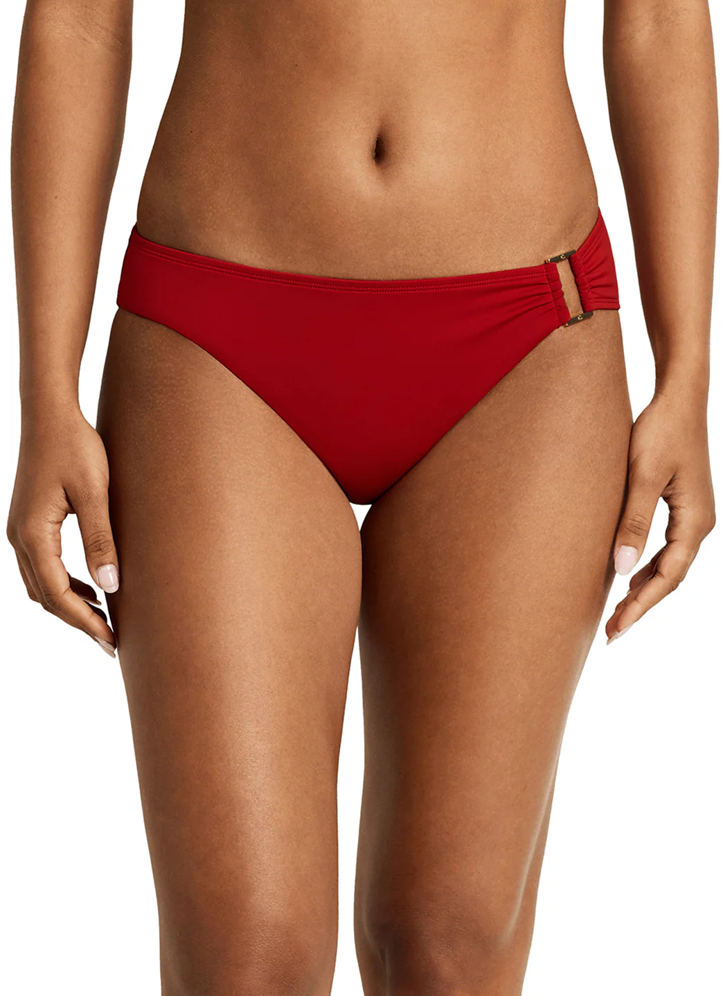 Lauren Ralph Lauren Women's Beach Club Solids Gold Hardware Ring Hipster Bikini Bottom - Image 9