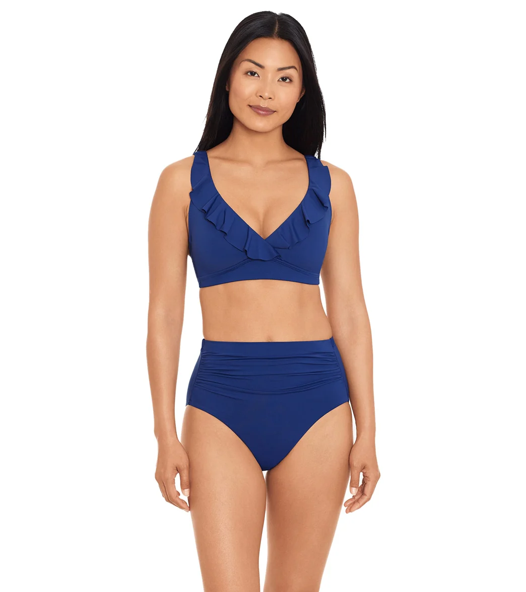 Lauren Ralph Lauren Women's Beach Club Solids High Waist Bikini Bottom - Image 15
