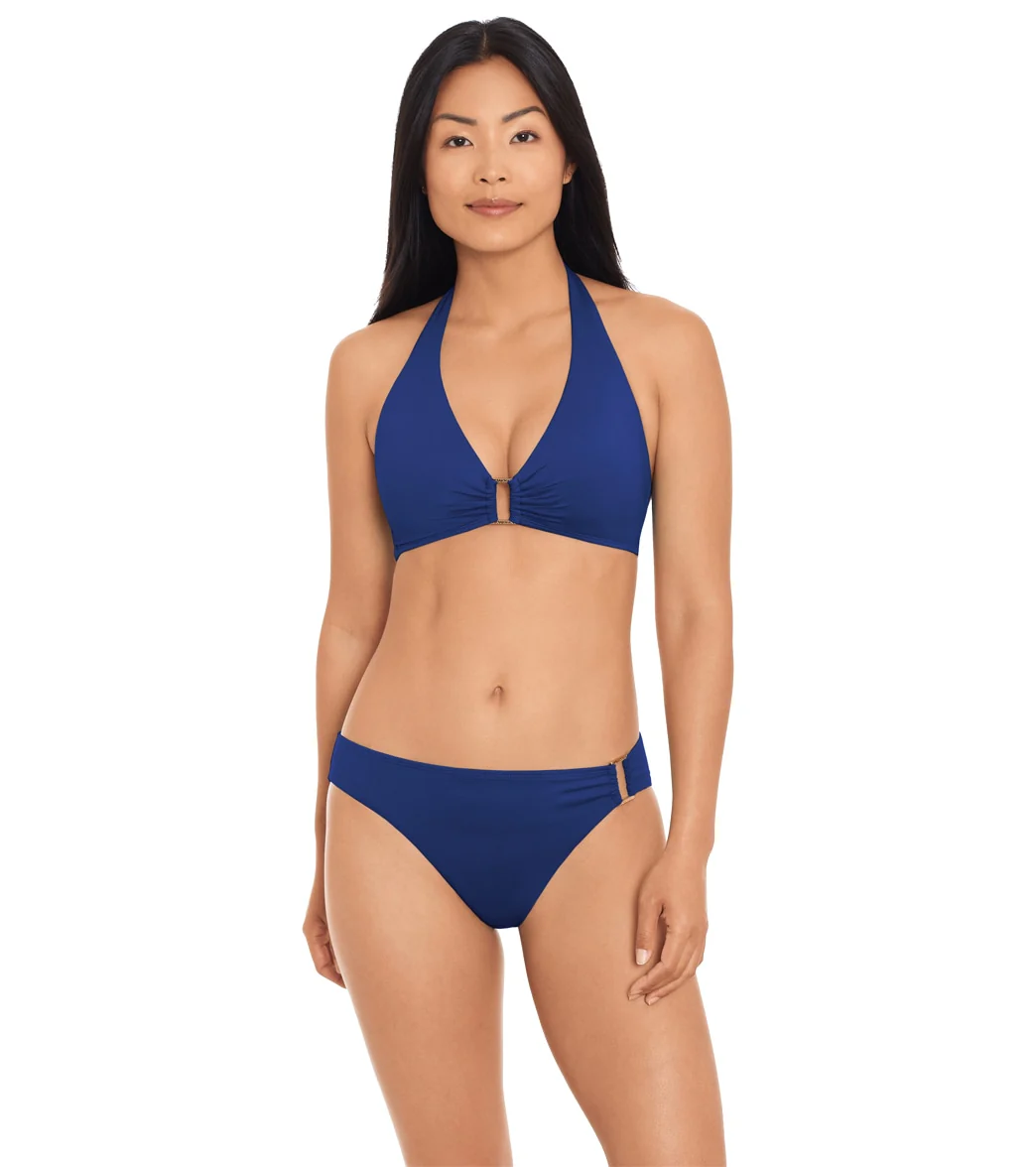 Lauren Ralph Lauren Women's Beach Club Solids Ring Hipster Bikini Bottom - Image 10