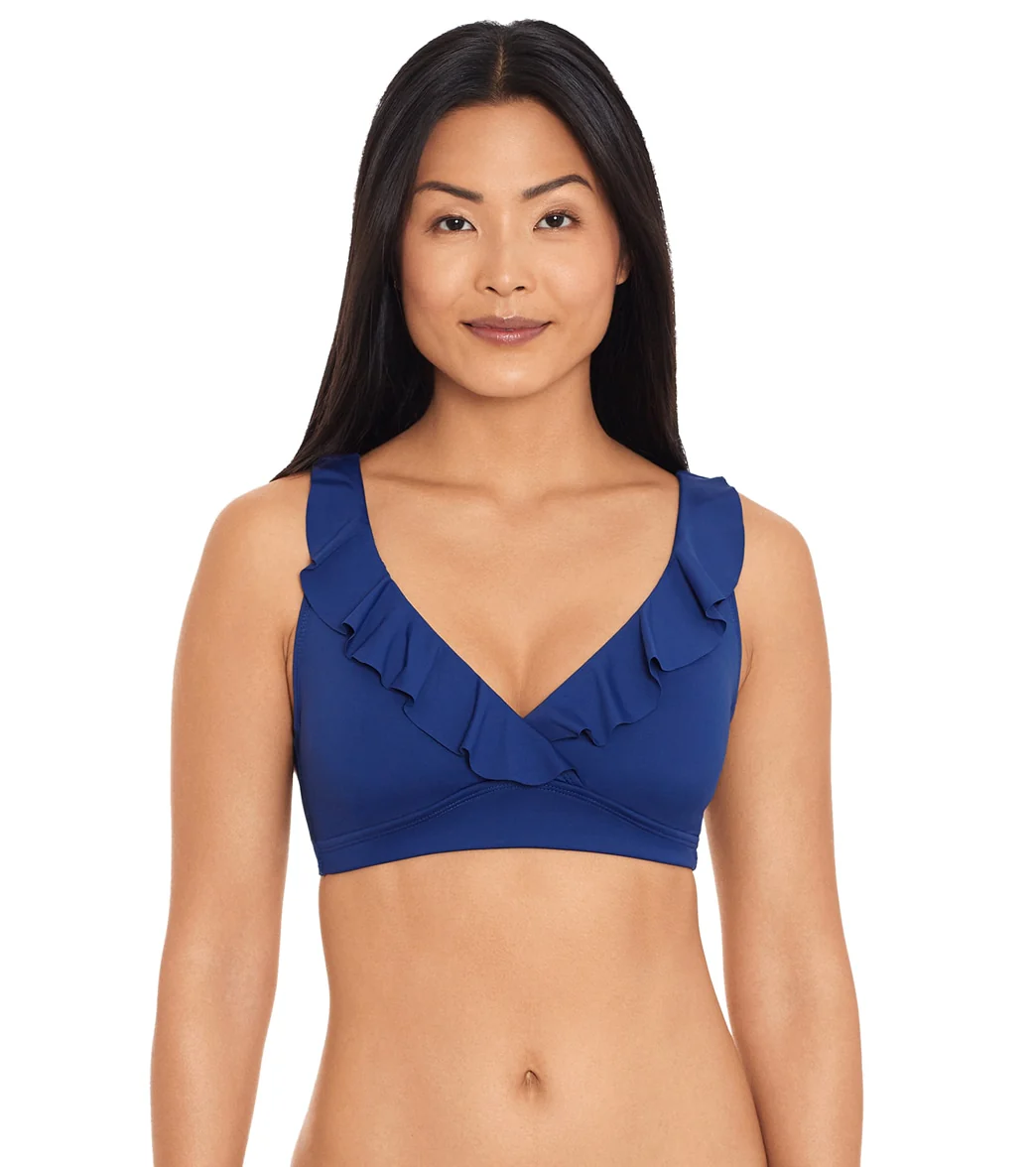 Lauren Ralph Lauren Women's Beach Club Solids Ruffle Underwire Bikini Top - Image 12